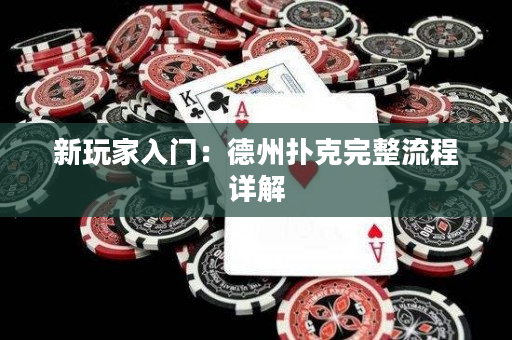 新玩家入門：德州撲克完整流程詳解