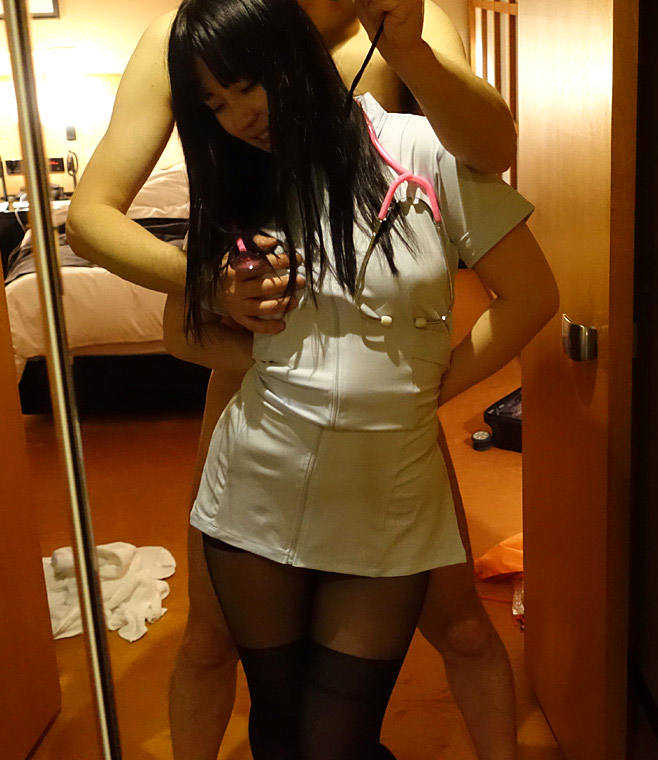 鏡撮り おっぱい 揉む エロ画像 【37】