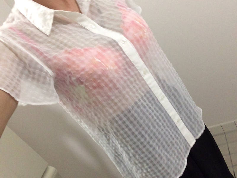 シースルー 自撮り エロ画像 【3】