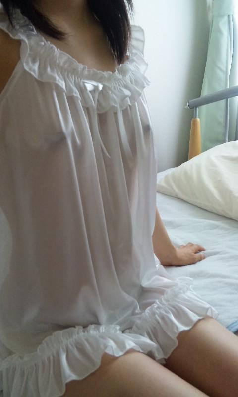 シースルー 自撮り エロ画像 【21】