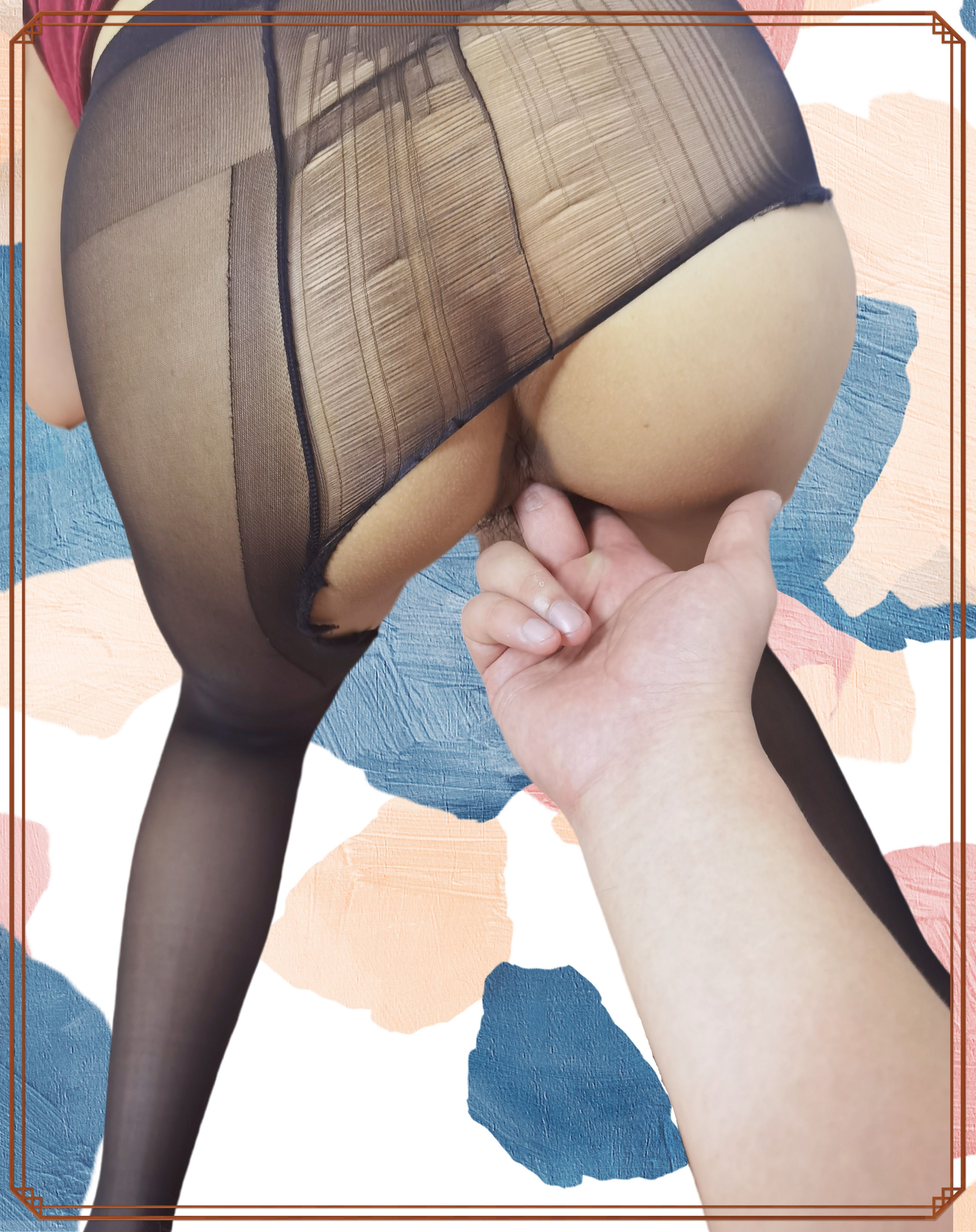 [原创][手势认证]淫妻分享，黑絲高跟情趣內衣誘惑滿滿，爽的直喊上天了[24P]