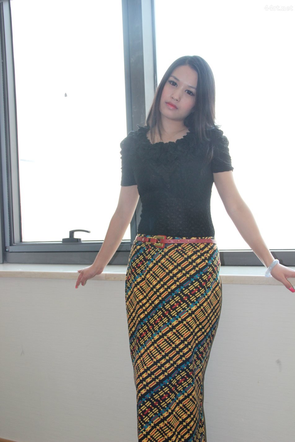 苗條模特兒米琳私拍大尺挑人體134p