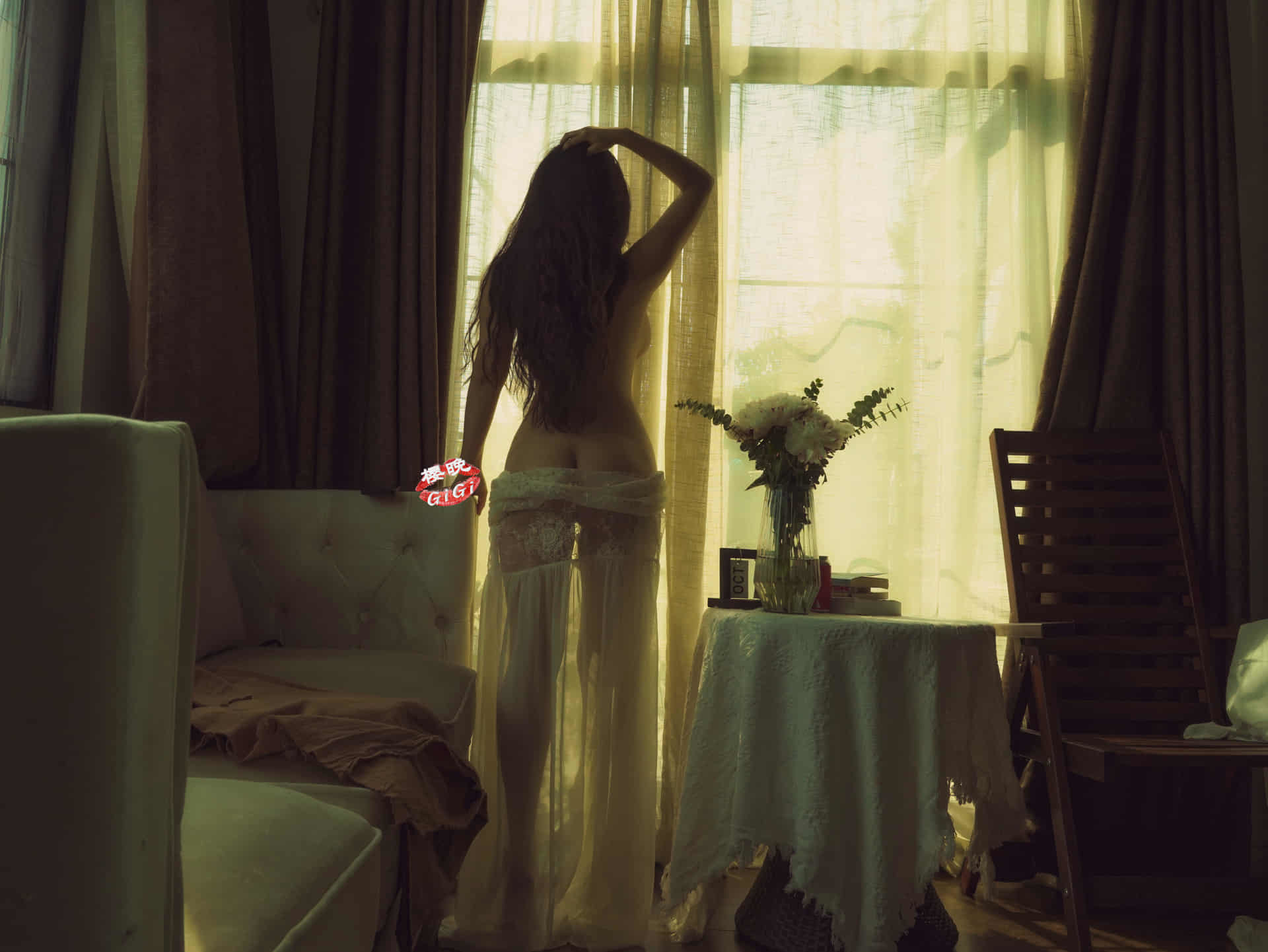 櫻晚gigi NO.124 窗前的花