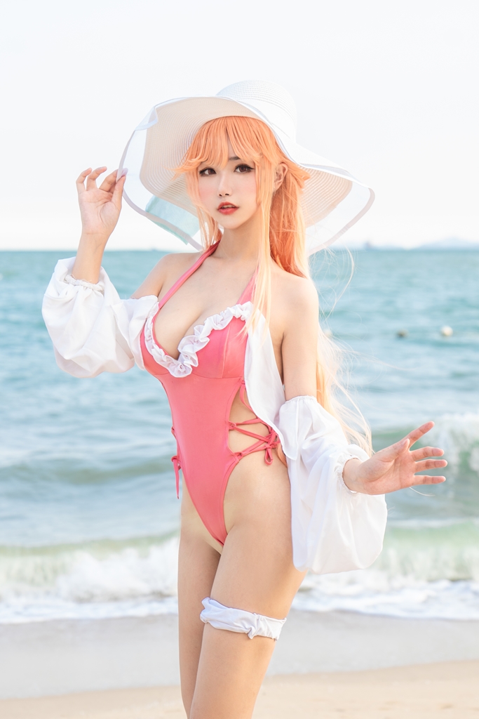  Momoko 葵葵 – Richelieu Swimsuit (Azur Lane) 