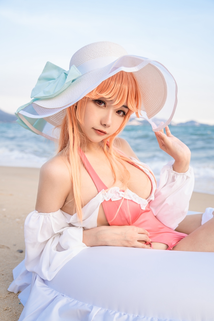  Momoko 葵葵 – Richelieu Swimsuit (Azur Lane) 