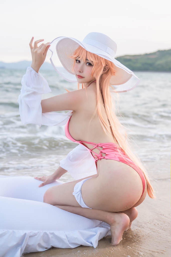  Momoko 葵葵 – Richelieu Swimsuit (Azur Lane) 