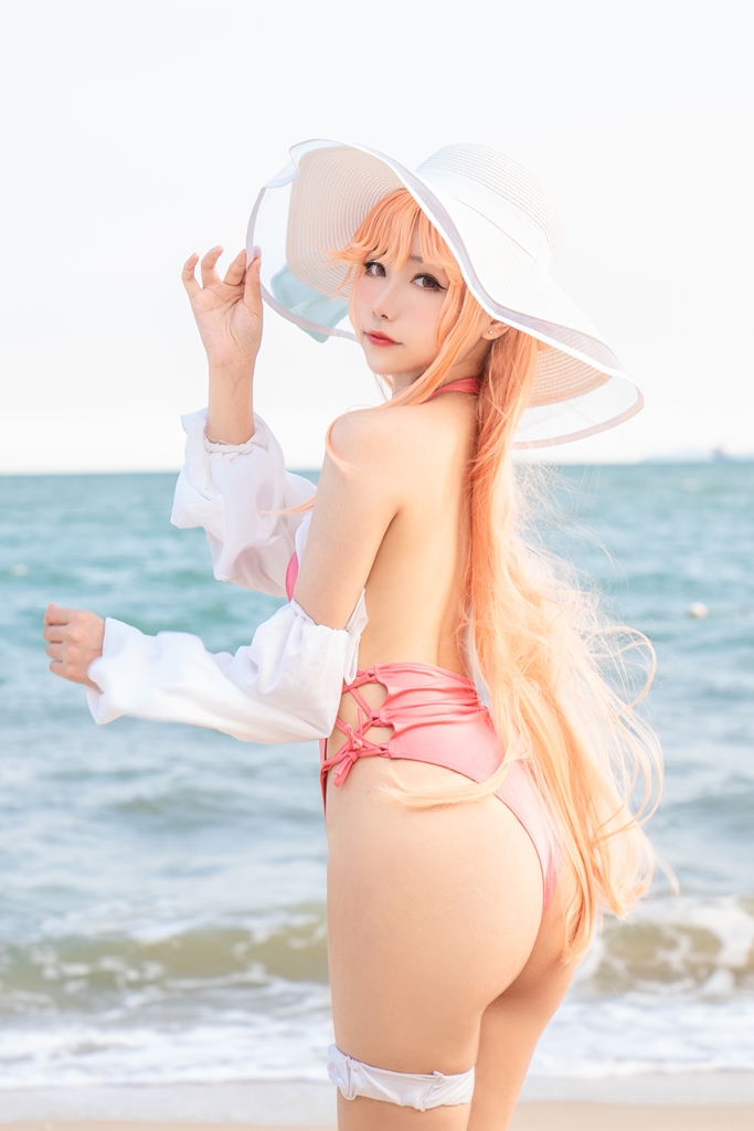  Momoko 葵葵 – Richelieu Swimsuit (Azur Lane) 