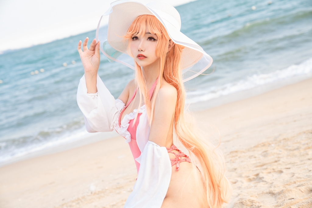  Momoko 葵葵 – Richelieu Swimsuit (Azur Lane) 