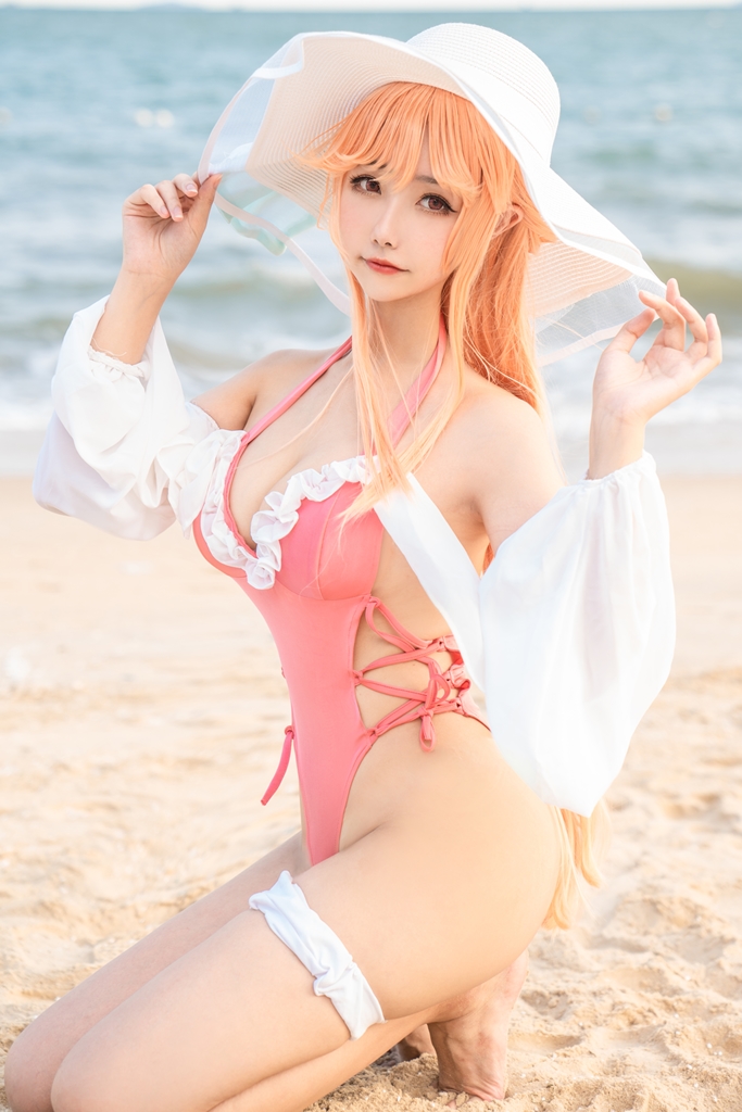  Momoko 葵葵 – Richelieu Swimsuit (Azur Lane) 