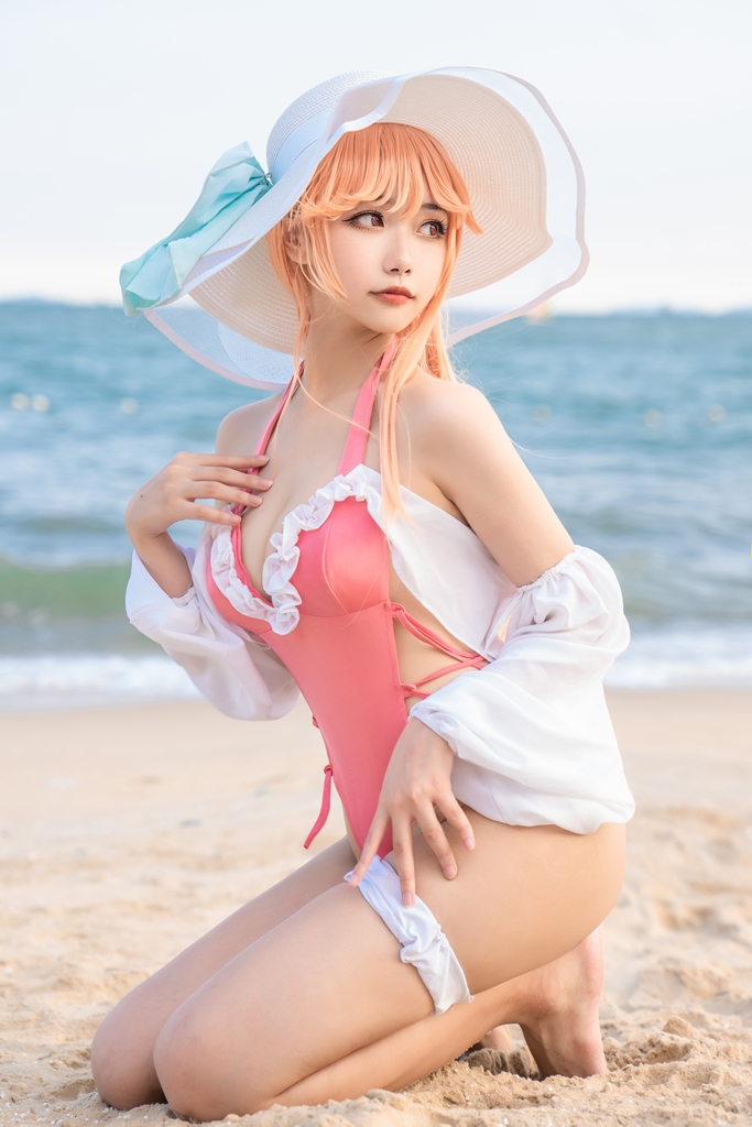  Momoko 葵葵 – Richelieu Swimsuit (Azur Lane) 