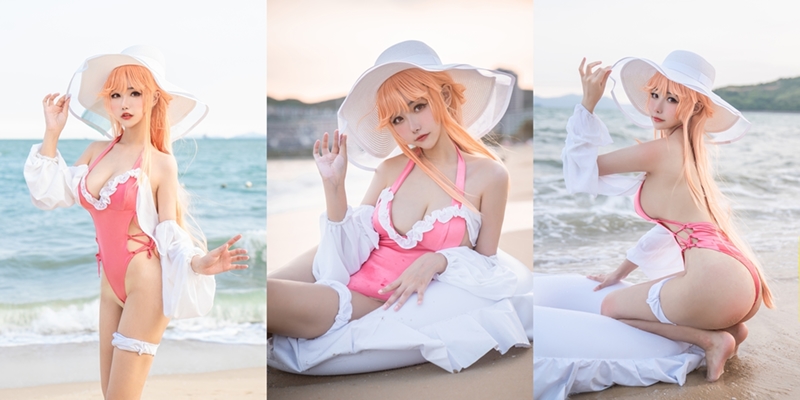  Momoko 葵葵 – Richelieu Swimsuit (Azur Lane) 