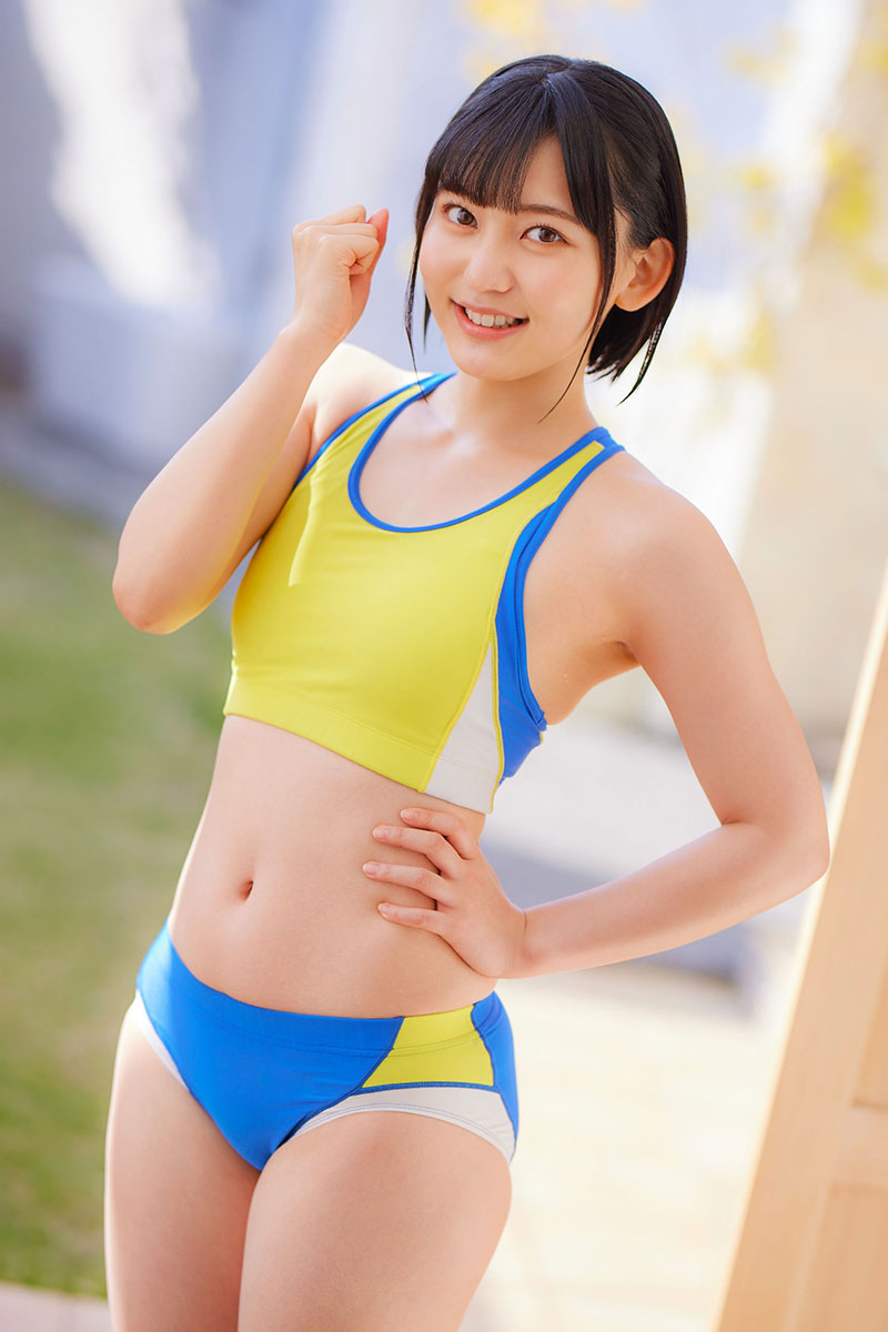 活力十足！  C罩杯陽光美少女「合原槻羽」出道！