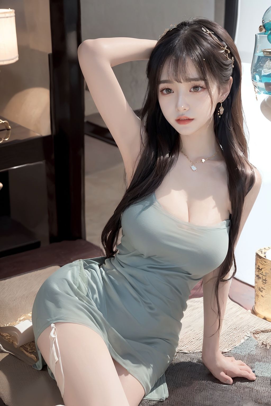 [AI Generated] kaiysx: Camisole Dress (89 photos)