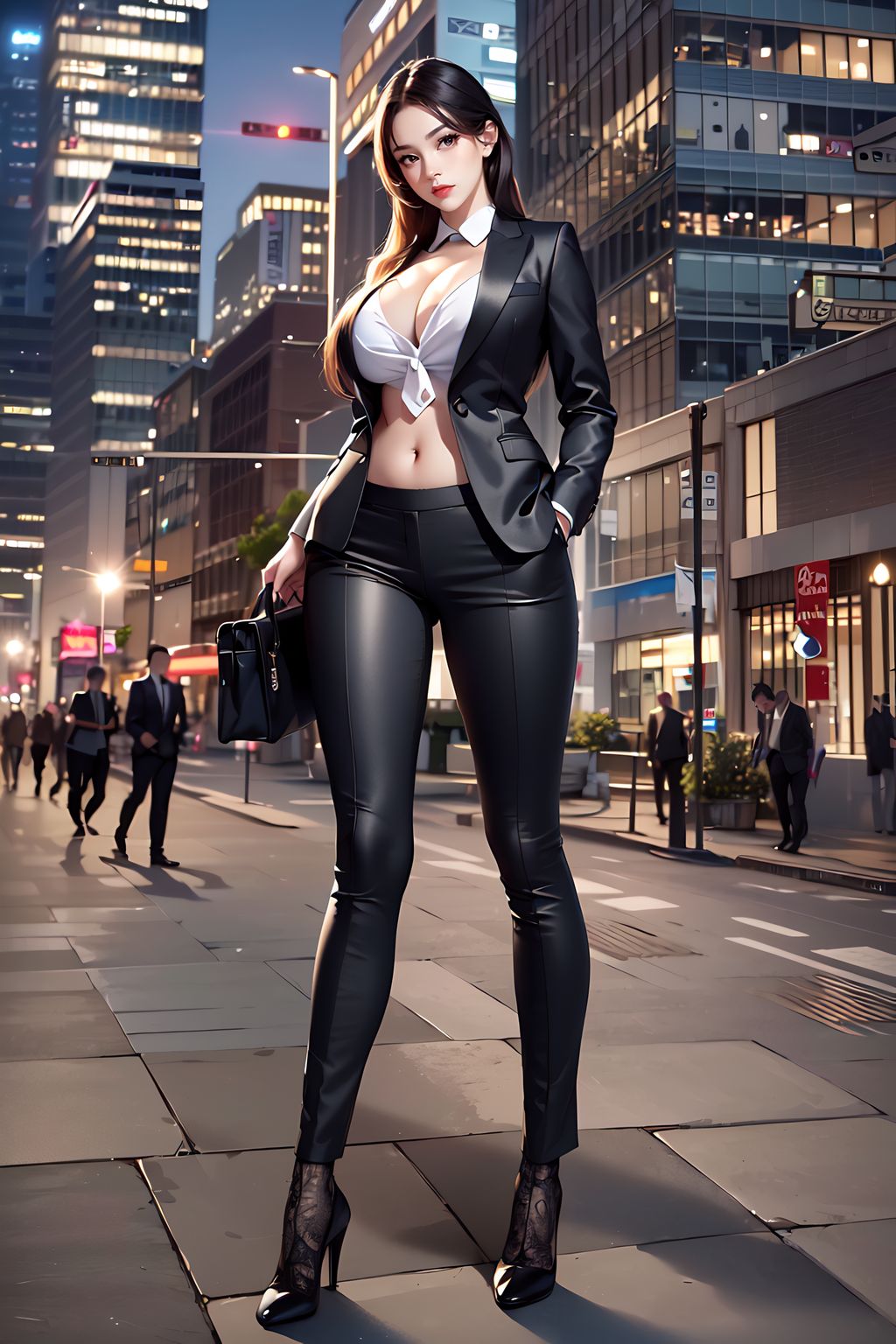 [AI Generated] grandmogi: 西装暴徒 (32 photos)