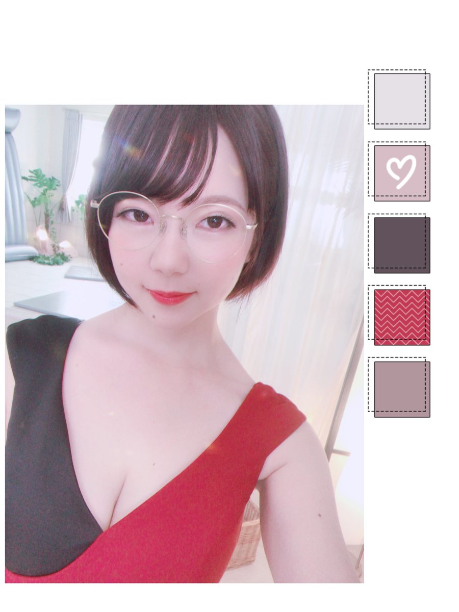 胸比臉大！ 雪白牛杯肌眼鏡妹「初愛寧寧」挺H罩杯出道！