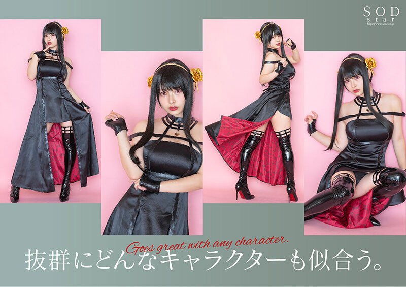 Coser界的「人氣I罩杯巨乳女神」SOD出道，「超強大乳量」20萬粉絲高潮！