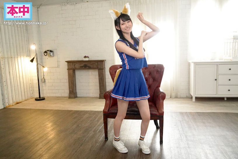 愛跳狐狸舞！北海道光滑F奶妹「夢莉梨花」中出解禁！