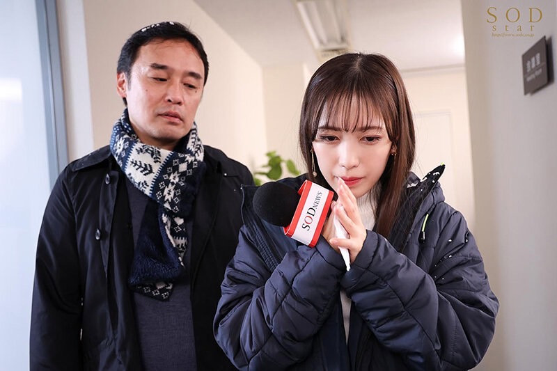 新人氣象主播「小湊よつ葉」大雪回不了家!猥瑣導演教育整晚