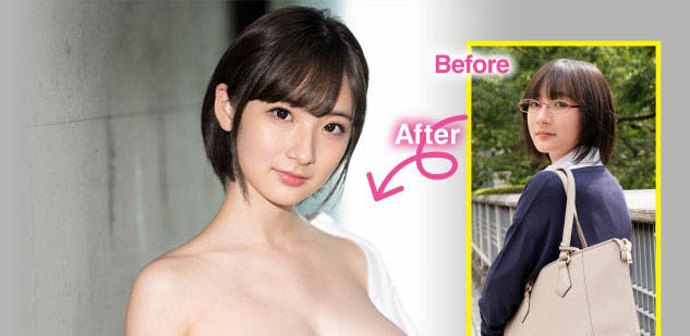 樸素地方公務員「其實是超兇隱乳妹」，「渾圓巨乳＋纖腰」超極品！