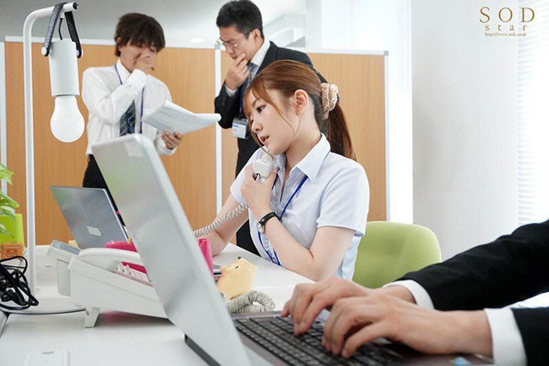 社畜OL「青空光」用做愛排解壓力！在公司也要拼命啪啪中出