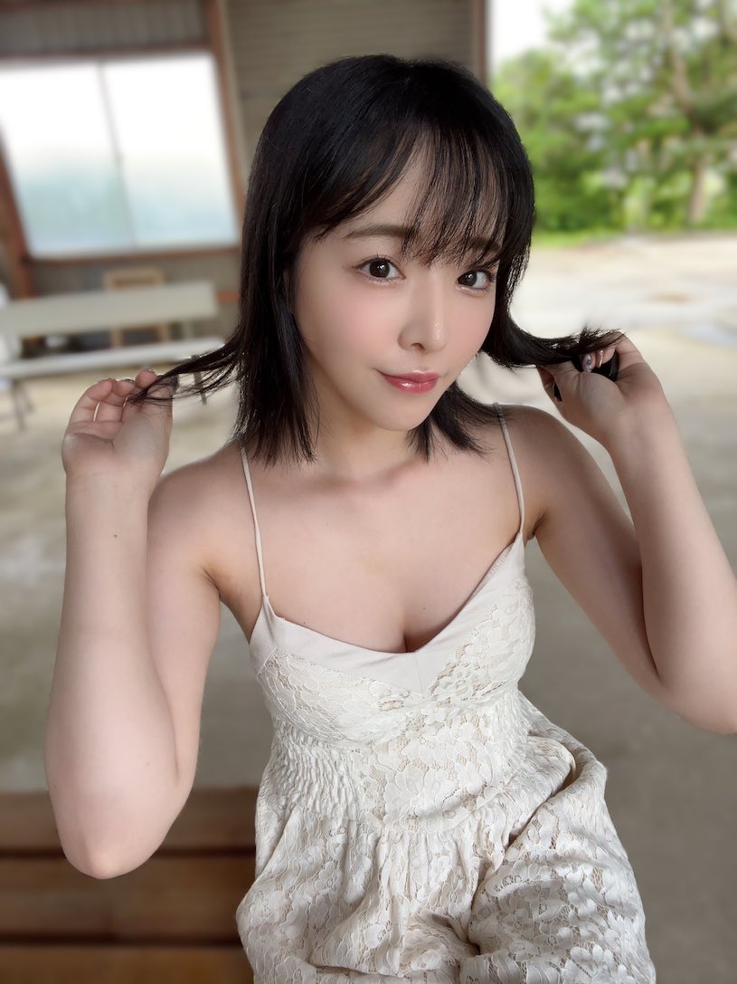 超極品短髮女優！欲拒還迎的「高顏值G奶小馬」三宮椿！