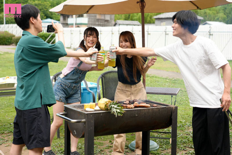 女友的好友「宮下玲奈」向我告白,4人同行露營的「超色情回憶」!