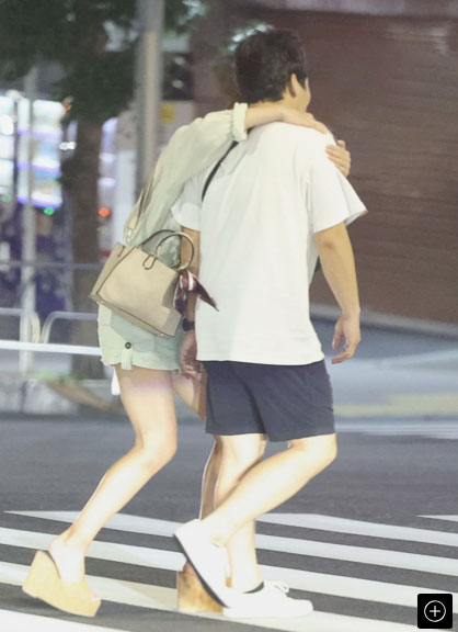 抓到了！美乃すずめ(美乃雀)和搞笑藝人過夜！