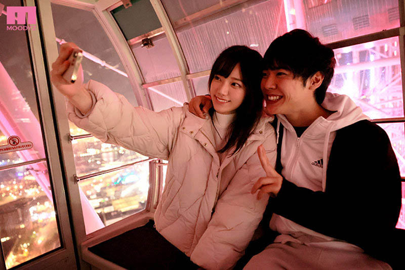 第一次過夜約會！與美少女「宮下玲奈」浪漫濃密的性愛！