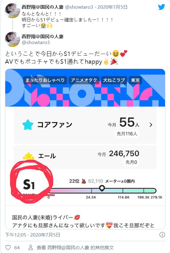 即將S1出道？ ！西野翔要復活了嗎？