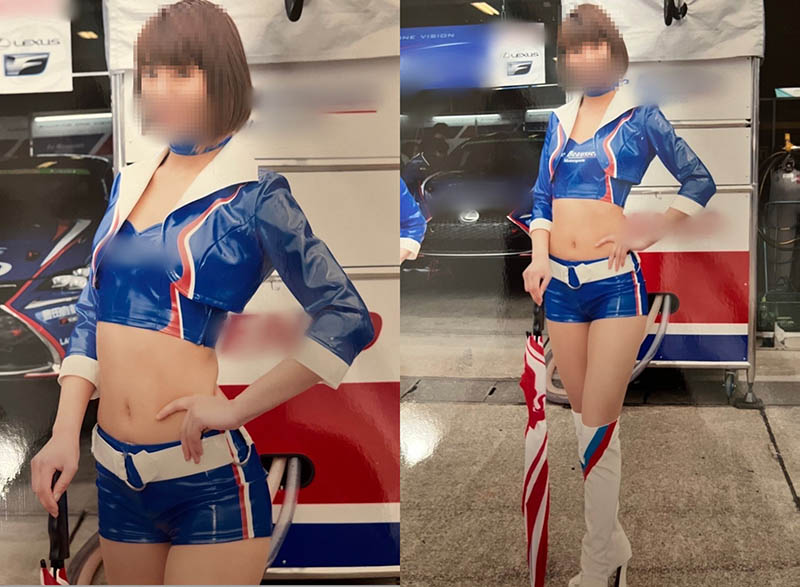 連參加選美的賽車皇后也逃不過！被無碼賣家爆漿中出惹！