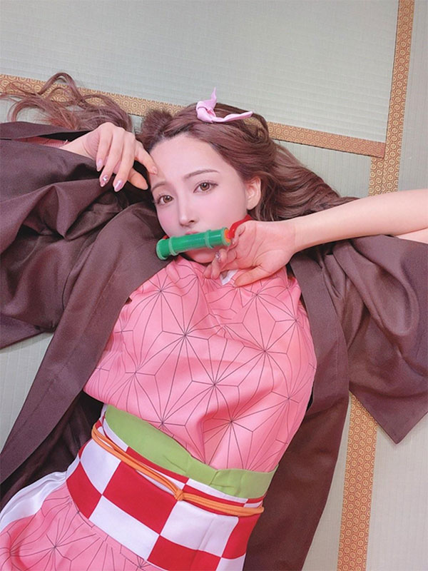 「三上悠亞」新COS祢豆子辣照,網瘋狂敲碗:想看沒穿衣版的!