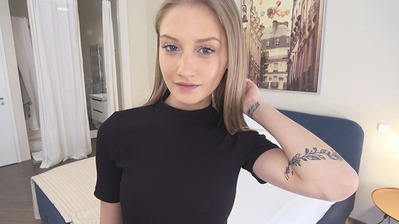 新人調教！東歐金髮美少女AV處女作貧乳敏感體遭全面開發色欲引爆