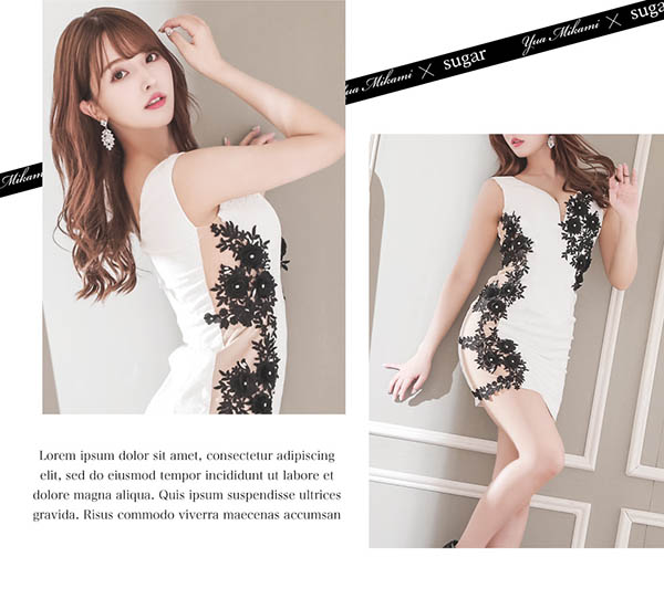 中路大開！ 暗黑國民偶像「三上悠亞」成為洋裝平台專屬模特兒、超辣設計半球炸出！