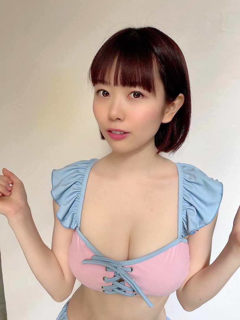 「現役G奶童顏女優」消失3個月回歸了，PO「露奶美照」宣布新消息！