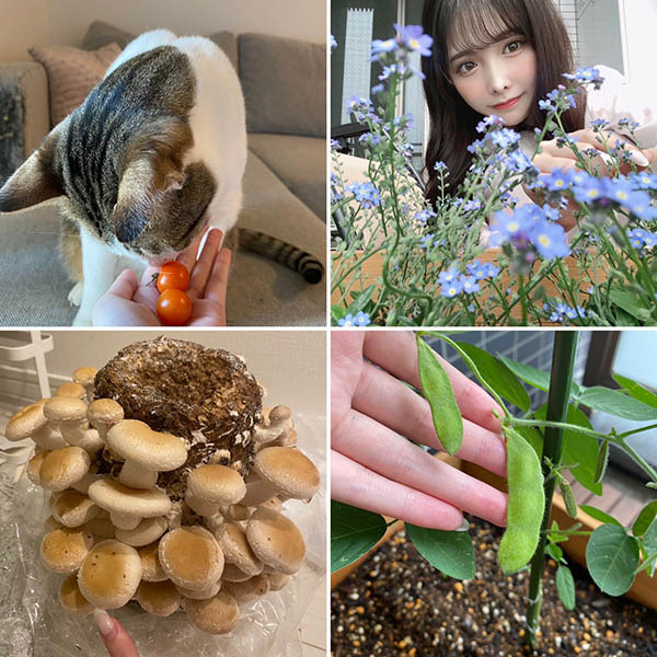 沒修圖的橋本ありな長這樣！然後她快不用買菜了！