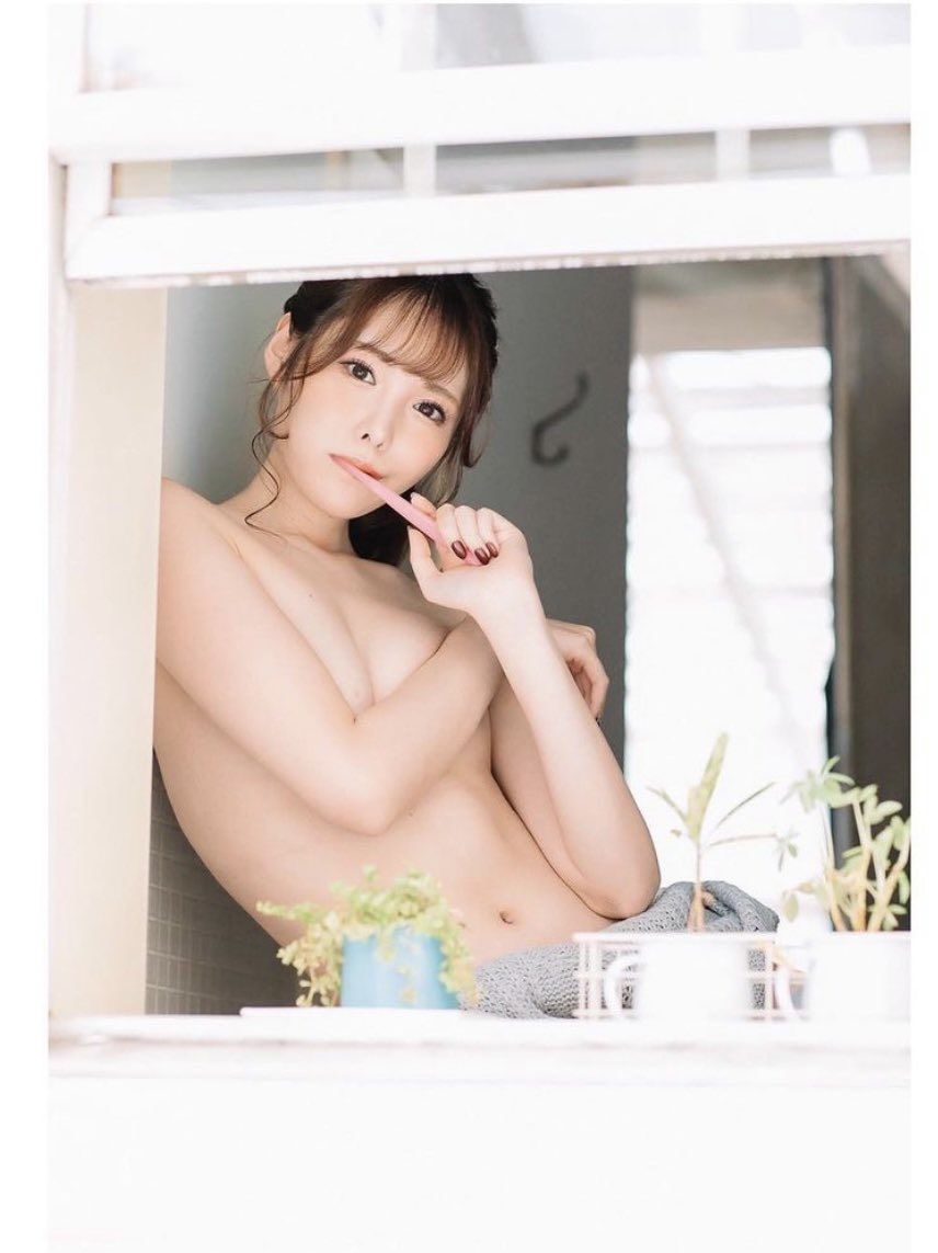 沒修圖的橋本ありな長這樣！然後她快不用買菜了！