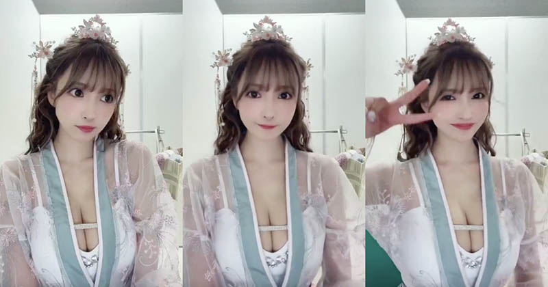三上悠亞出席活動穿著「爆乳漢服」自拍短片，性感甜美卻意外引發激烈討論！