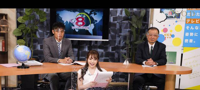 強強聯手！小倉由菜播新聞、攝影棚淹水！