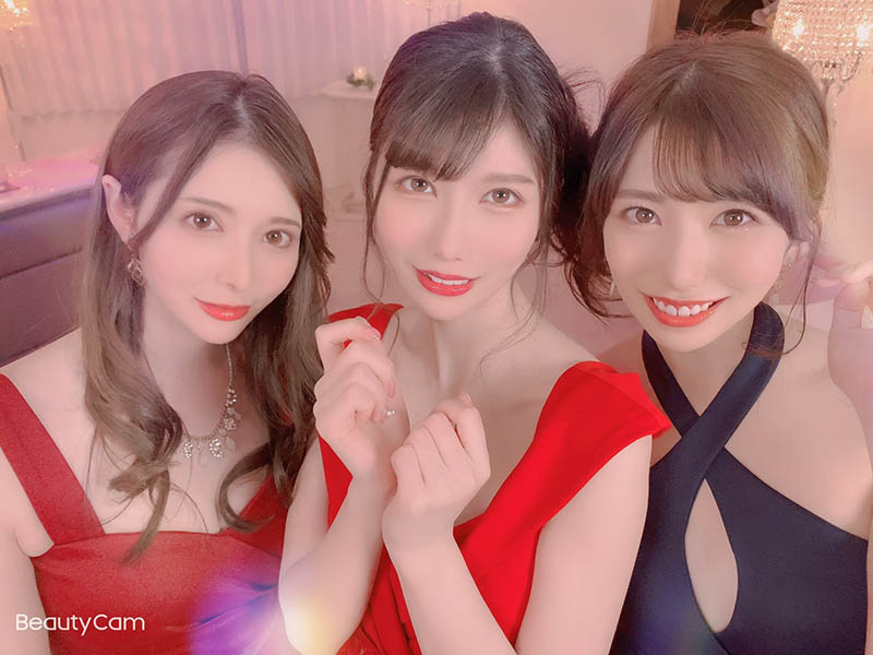 夢幻宮殿！ 「山岸愛香、美咲七海、榮賀水希」三大明星聯袂主演，四小時大中出！