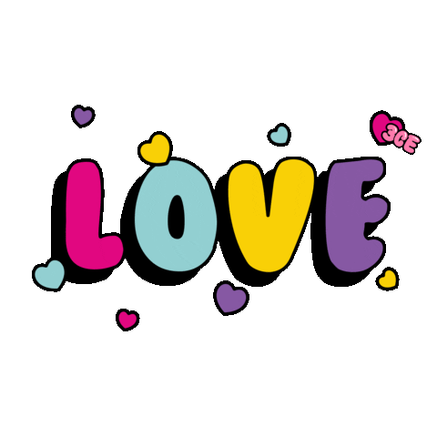 3ce love Sticker by 3CE_Official_HK - Find & Share on GIPHY