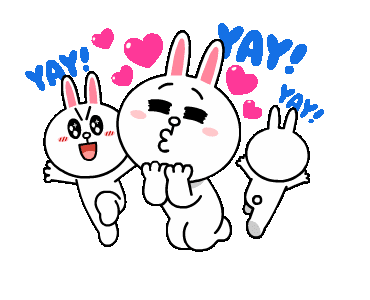 Line Stickers & Themes | Cute love gif, Line friends, Line sticker