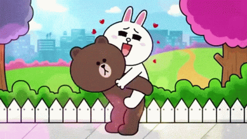 Brown And Cony Garden GIF - Brown And Cony Garden - Discover & Share GIFs