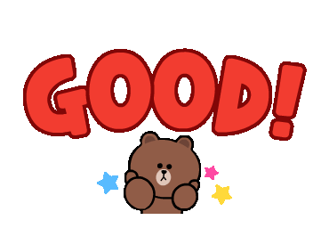 BROWN&FRIENDS Large Letters | Line Sticker