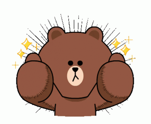 Brown Line Friends Sticker - Brown Line Friends Run - Discover & Share GIFs