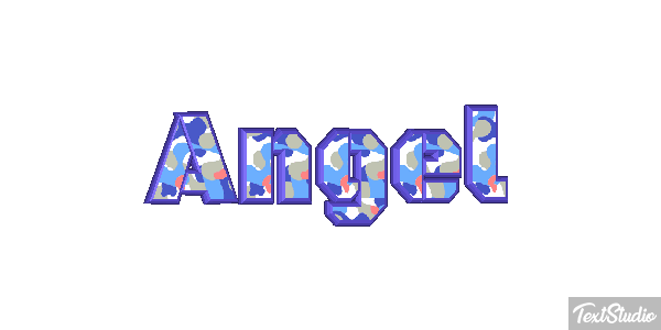 Angel Mot Designs de logo en GIF animé