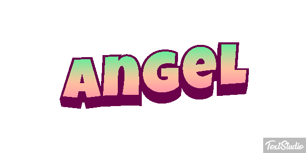 Angel Mot Designs de logo en GIF animé